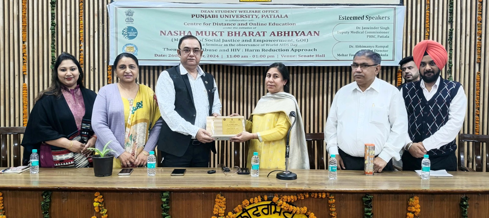 Discussions held during the seminar to create a drug-free society